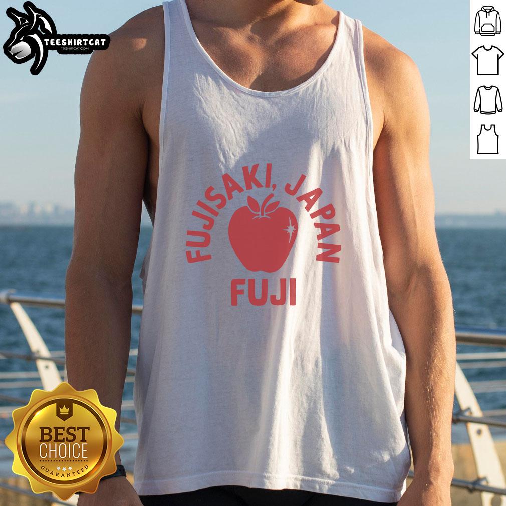 premium-fuji-apple-fujisaki-japan-tank-top Premium Fuji Apple tank top featuring vibrant design inspired by Fujisaki, Japan, perfect for casual and stylish wear.