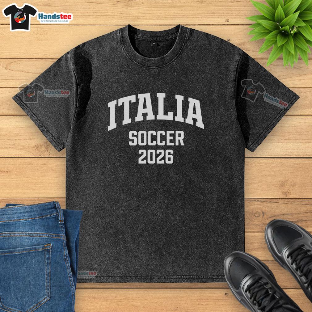 premium-italia-soccer-2026-washed-t-shirt Premium Italia Soccer 2026 washed t-shirt featuring a stylish design, perfect for soccer fans and casual wear.