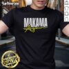 Premium Jovon Makama Makama Again Norwich City Signature T-Shirt featuring vibrant team colors and stylish design.