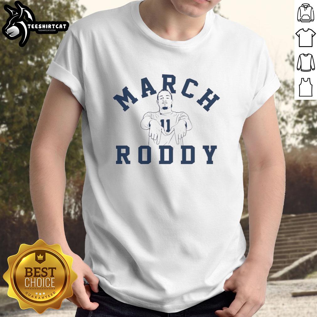 premium-march-roddy-gayle-jr-michigan-wolverines-basketball-t-shirt-1 Premium March Roddy Gayle Jr Michigan Wolverines Basketball T-Shirt featuring vibrant team colors and logo design.