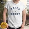 Premium March Roddy Gayle Jr Michigan Wolverines Basketball T-Shirt featuring vibrant team colors and logo design.