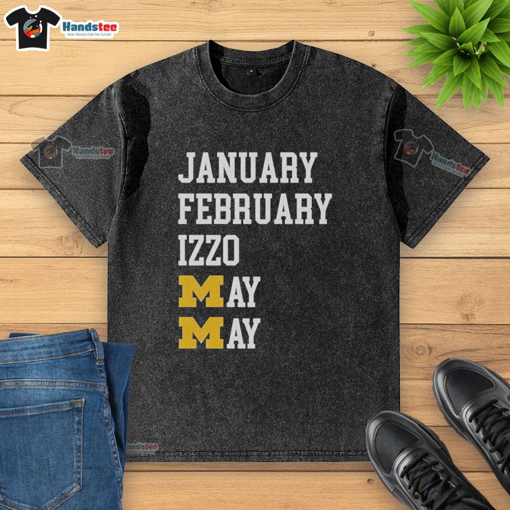 premium-michigan-wolverines-january-february-izzo-may-washed-t-shirt Premium Michigan Wolverines January February Izzo May Washed T-Shirt featuring vibrant team colors and comfortable fit.