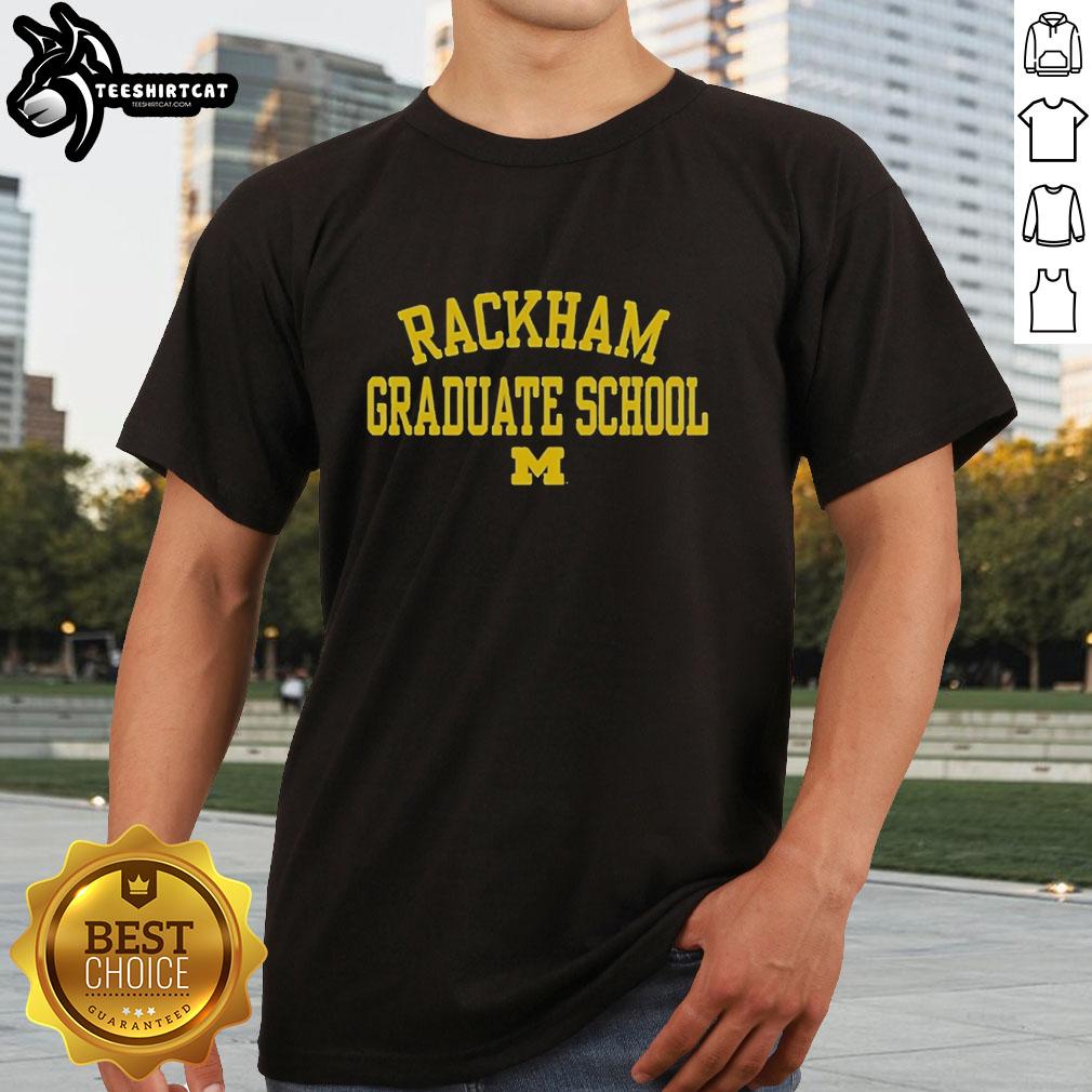 premium-michigan-wolverines-rackham-graduate-school-logo-t-shirt-1 Alt Text: Premium Michigan Wolverines Rackham Graduate School Logo T-Shirt featuring bold school colors and iconic logo design.