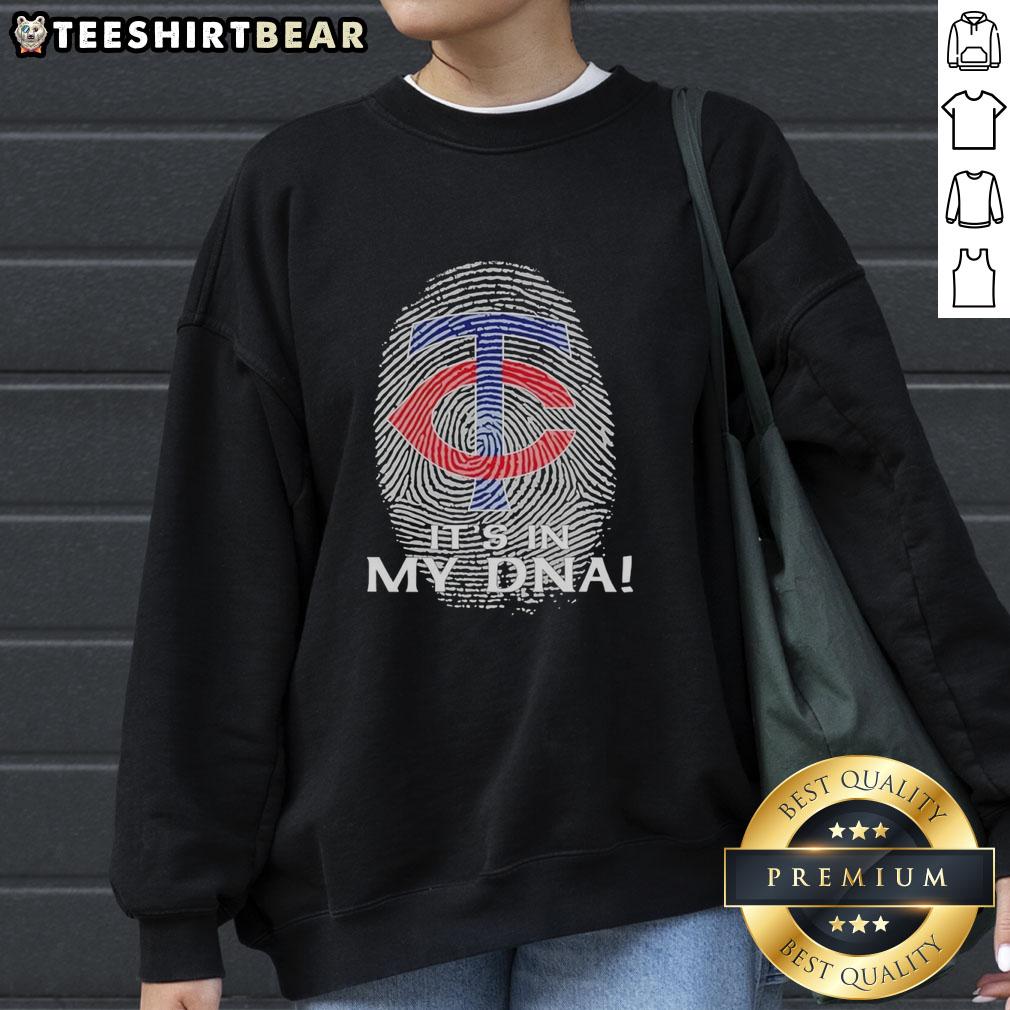 premium-minnesota-twins-baseball-its-in-my-dna-fingerprint-sweatshirt Premium Minnesota Twins baseball sweatshirt featuring 'It's In My DNA' design, perfect for fans and cozy wear.