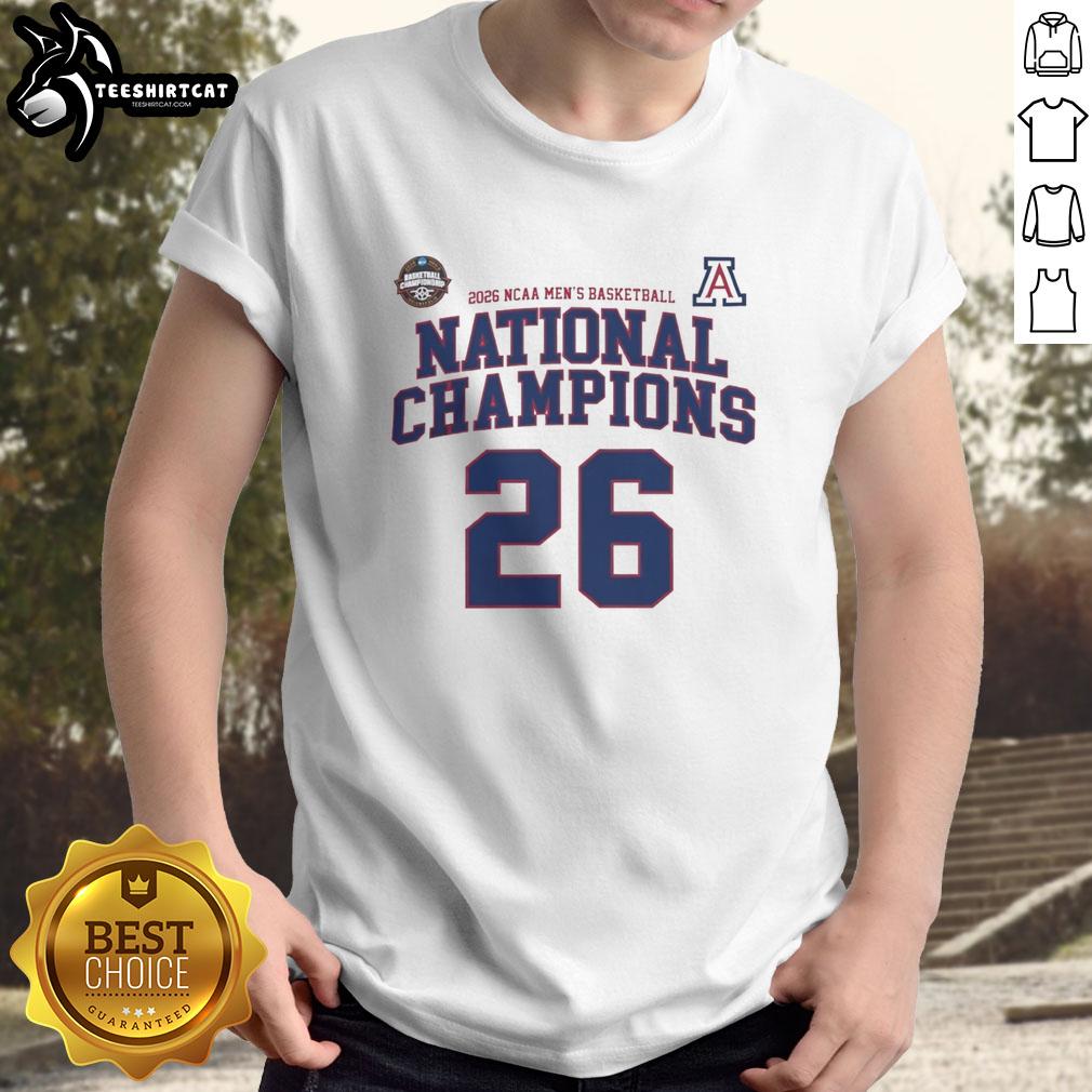 premium-ncaa-division-i-mens-basketball-arizona-26-national-champions-t-shirt-1 Alt Text: Premium NCAA Division I Men's Basketball Arizona 26 National Champions T-Shirt featuring bold graphics and team colors.