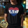 Alt Text: Premium Netherlands KC Heart T-Shirt featuring a stylish design and vibrant colors, perfect for casual wear.
