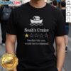 Premium Noah's Cruise T-shirt with 'Smelled Like Zoo' design, featuring a one-star rating, perfect for humorous gifts.