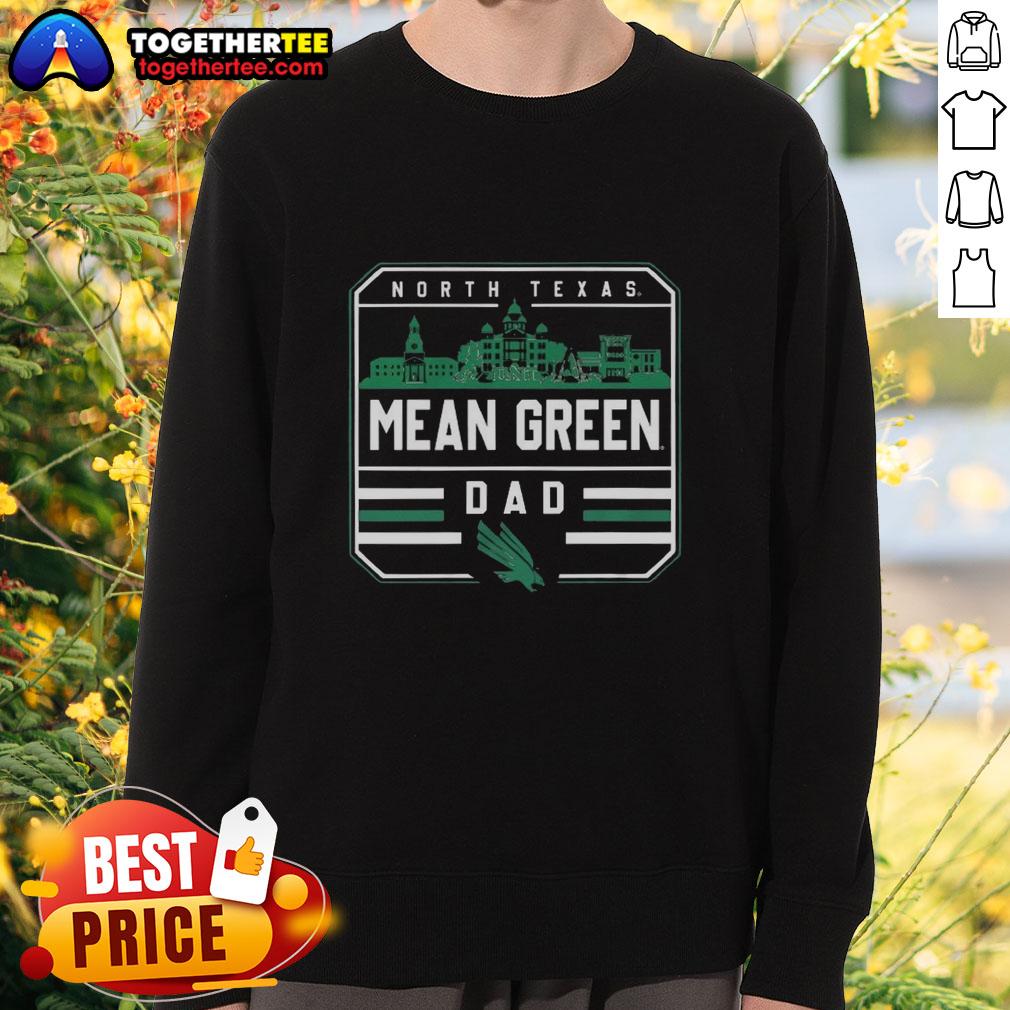 Premium North Texas Mean Green Dad Campus Sweatshirt Premium North Texas Mean Green Dad Campus Sweatshirt in green, featuring the university logo and a comfortable fit.