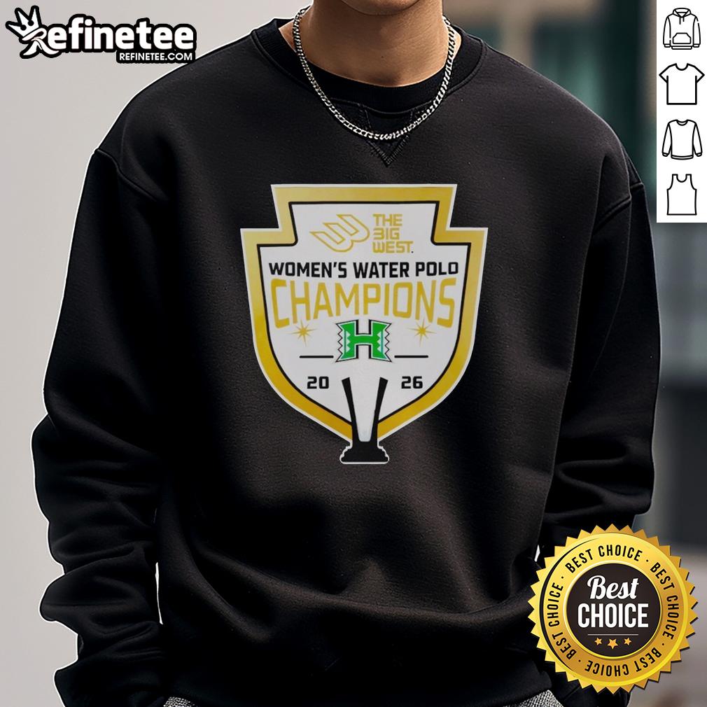 premium-rainbow-wahine-the-big-west-womens-water-polo-champions-2026-sweatshirt Premium Rainbow Wahine The Big West Women's Water Polo Champions 2026 Sweatshirt featuring vibrant colors and logo.