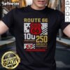 Premium San Francisco 49ers Route 66 Centennial 100th Anniversary T-Shirt celebrating 250 years of America, 1926-2026.