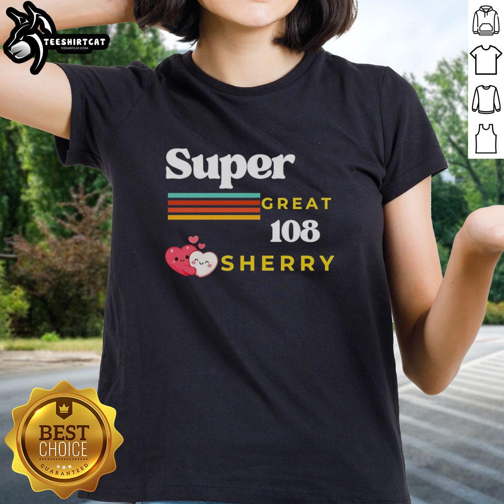 premium-super-great-108-loves-sherry-two-hearts-hugging-retro-ladies-tee Premium Super Great 108 Loves Sherry tee featuring two retro ladies hugging, perfect for stylish, heartfelt fashion.