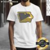 Premium The Hawkeye State Iowa T-Shirt featuring bold Iowa design, perfect for showing state pride and casual wear.