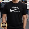 Alt Text: Premium Tibbs Just Hate Us Parody Logo T-Shirt featuring a playful design and bold text for humor lovers.