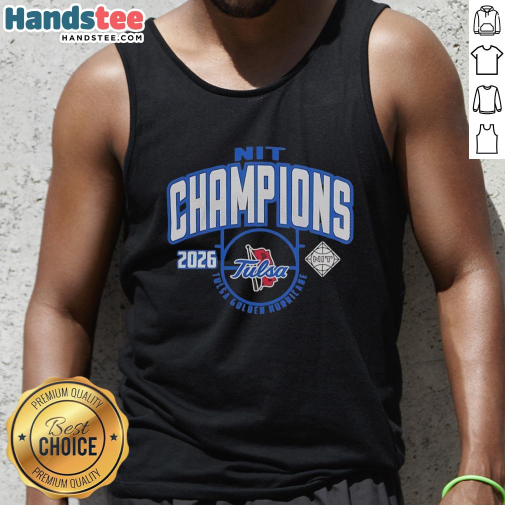 premium-tulsa-golden-hurricane-2026-mens-basketball-nit-champions-tank-top Premium Tulsa Golden Hurricane 2026 Men's Basketball NIT Champions Tank Top showcasing team pride and style.