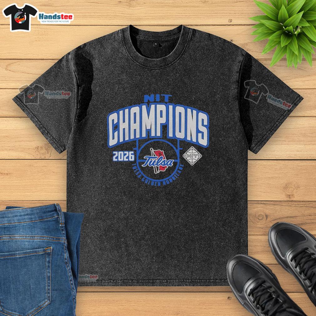 premium-tulsa-golden-hurricane-2026-mens-basketball-nit-champions-washed-t-shirt Premium Tulsa Golden Hurricane 2026 Men's Basketball NIT Champions washed t-shirt, featuring team logo and vibrant design.