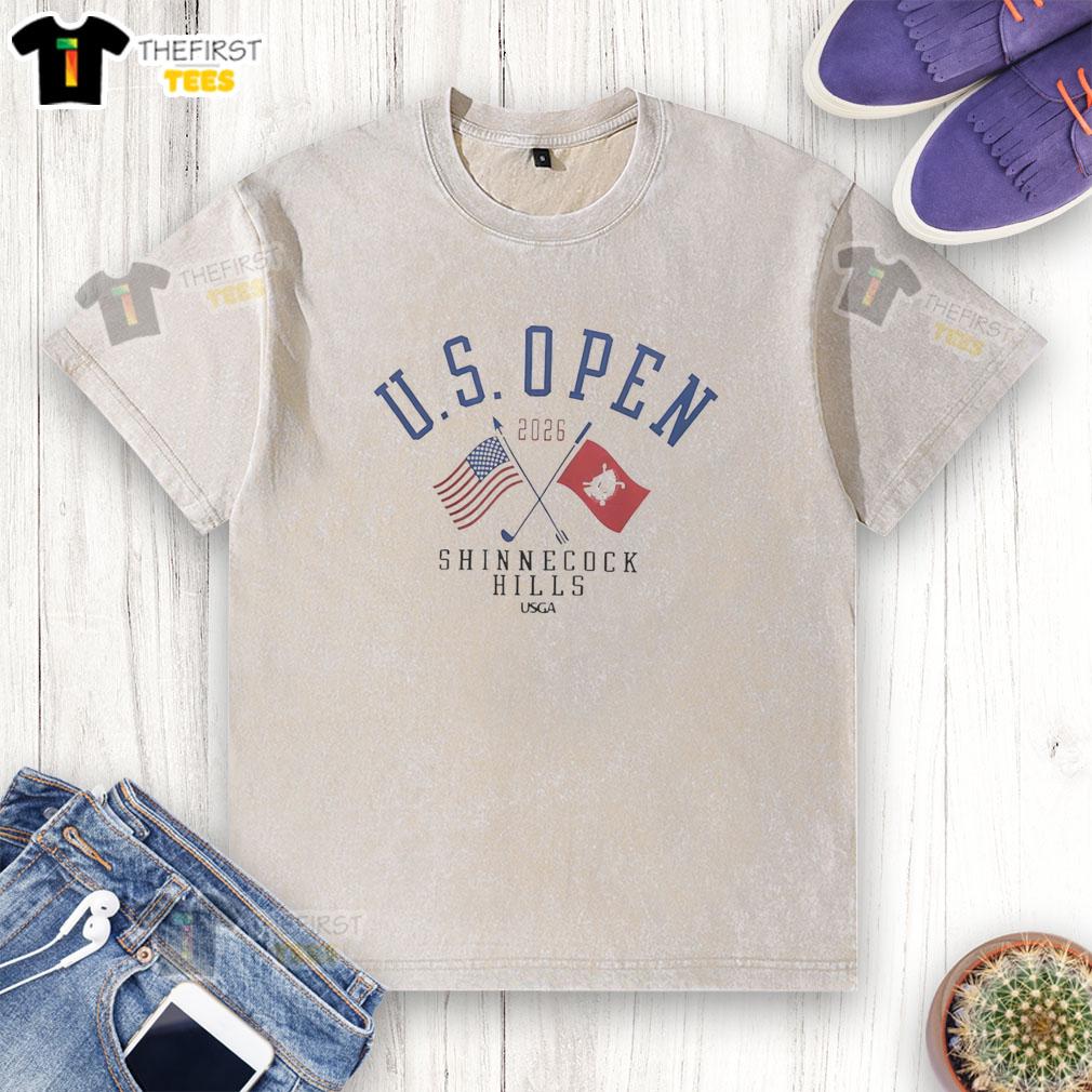 premium-us-open-shinnecock-hills-ahead-white-flag-liam-washed-t-shirt Premium US Open Shinnecock Hills white flag design on Liam washed t-shirt, perfect for golf enthusiasts.