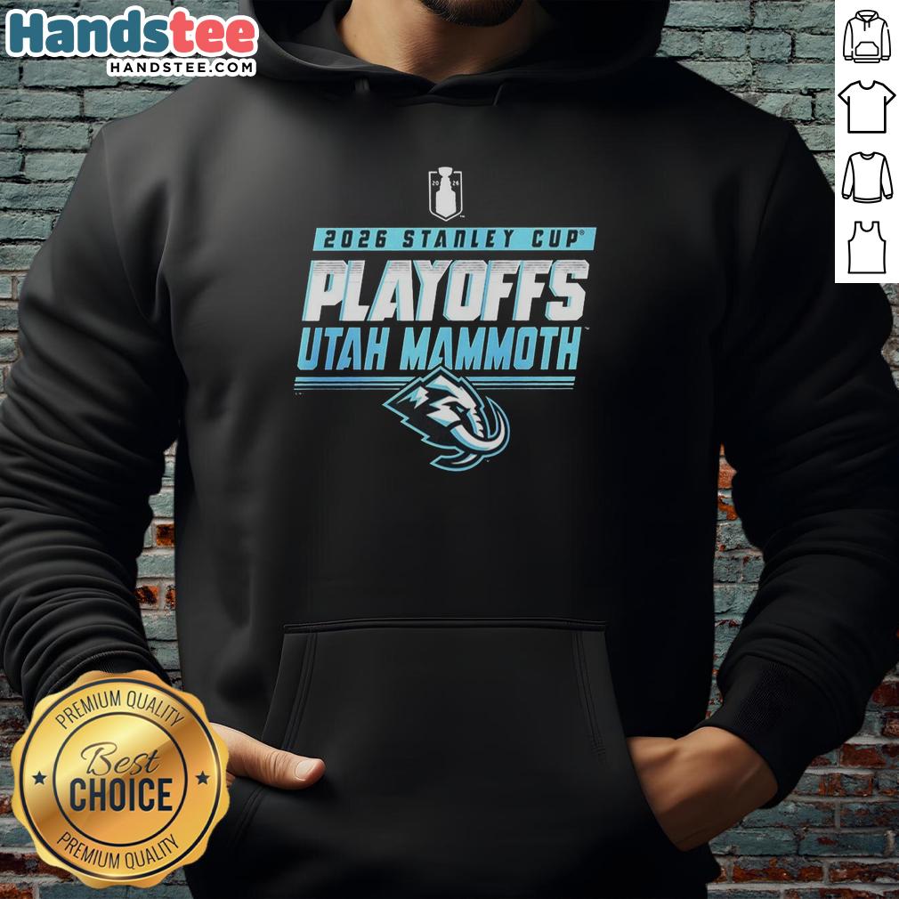 premium-utah-mammoth-nhl-2026-stanley-cup-playoffs-hoodie Premium Utah Mammoth NHL 2026 Stanley Cup Playoffs hoodie featuring team logo and stylish design for fans.