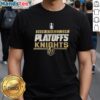 Premium Vegas Golden Knights NHL 2026 Stanley Cup Playoffs T-Shirt featuring team logo and vibrant colors for fans.
