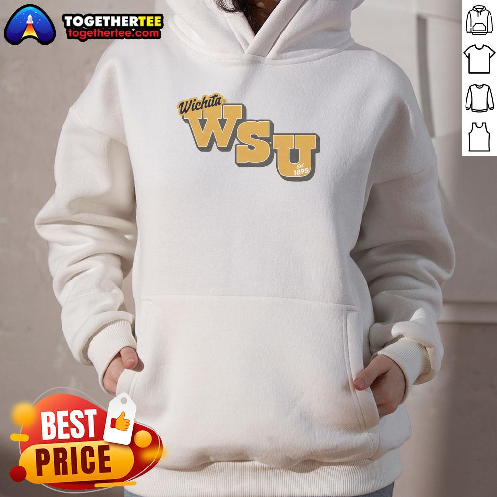Premium Wichita State Est 1895 Gold Hoodie Premium Wichita State Est 1895 Gold Hoodie featuring logo and stylish design for fans and alumni.