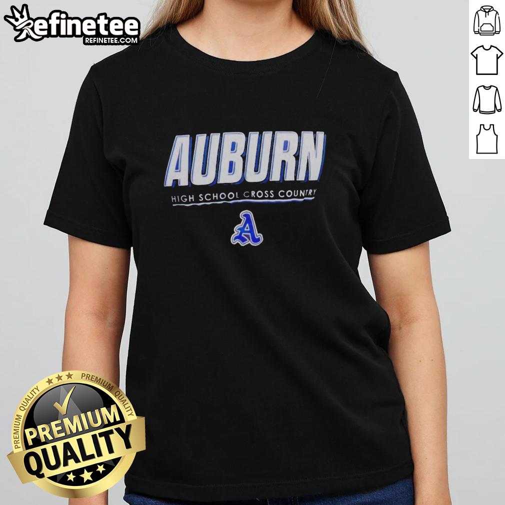 pretty-auburn-high-school-cross-country-ladies-tee Pretty Auburn High School Cross Country T-Shirt - Image 3
