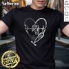 Pretty Chicago White Sox 'Heart And Soul' T-shirt featuring a stethoscope and heartbeat design, perfect for fans.