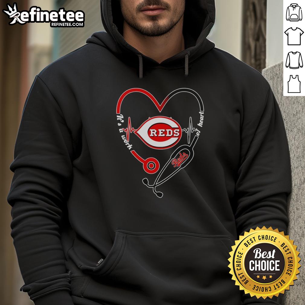 pretty-cincinnati-reds-heart-and-soul-its-a-work-of-heart-stethoscope-and-heartbeat-shape-hoodie Alt Text: Cincinnati Reds heart and soul hoodie with stethoscope and heartbeat design, perfect for fans and healthcare workers.