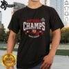 Alt Text: Pretty Denver Pioneers 2026 NCAA Frozen Four Men's Ice Hockey National Champions T-Shirt featuring a hockey puck design.