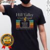 Pretty Hill Valley Clock Repair T-Shirt featuring a vintage clock design, perfect for clock enthusiasts and repair lovers.