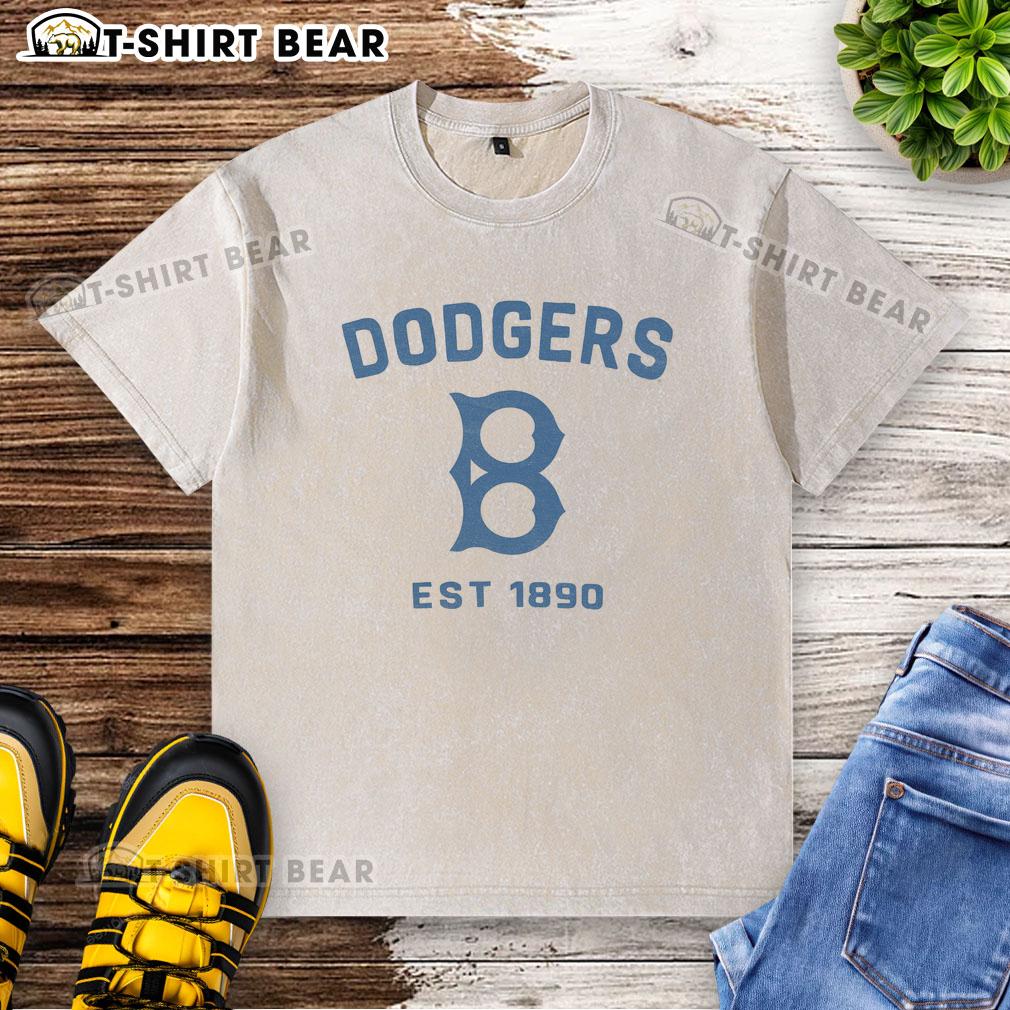 Pretty Los Angeles Dodgers Cooperstown Duster Washed T Shirt Pretty Los Angeles Dodgers Cooperstown Duster Washed T-Shirt in blue, showcasing vintage baseball style and team pride.