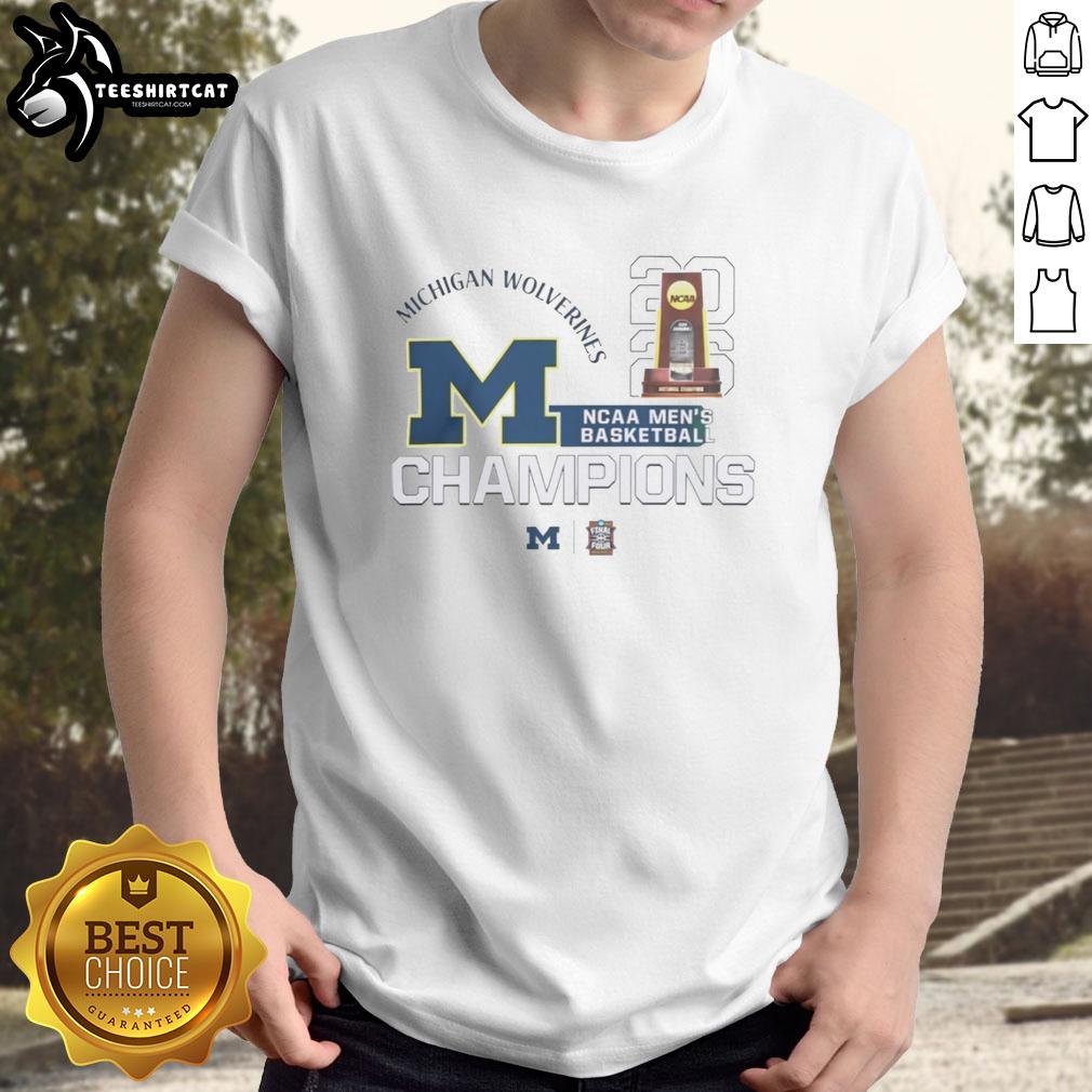 pretty-michigan-wolverines-ncaa-basketball-champions-2026-t-shirt-1 Pretty Michigan Wolverines NCAA Basketball Champions 2026 T-Shirt featuring vibrant team colors and logo design.