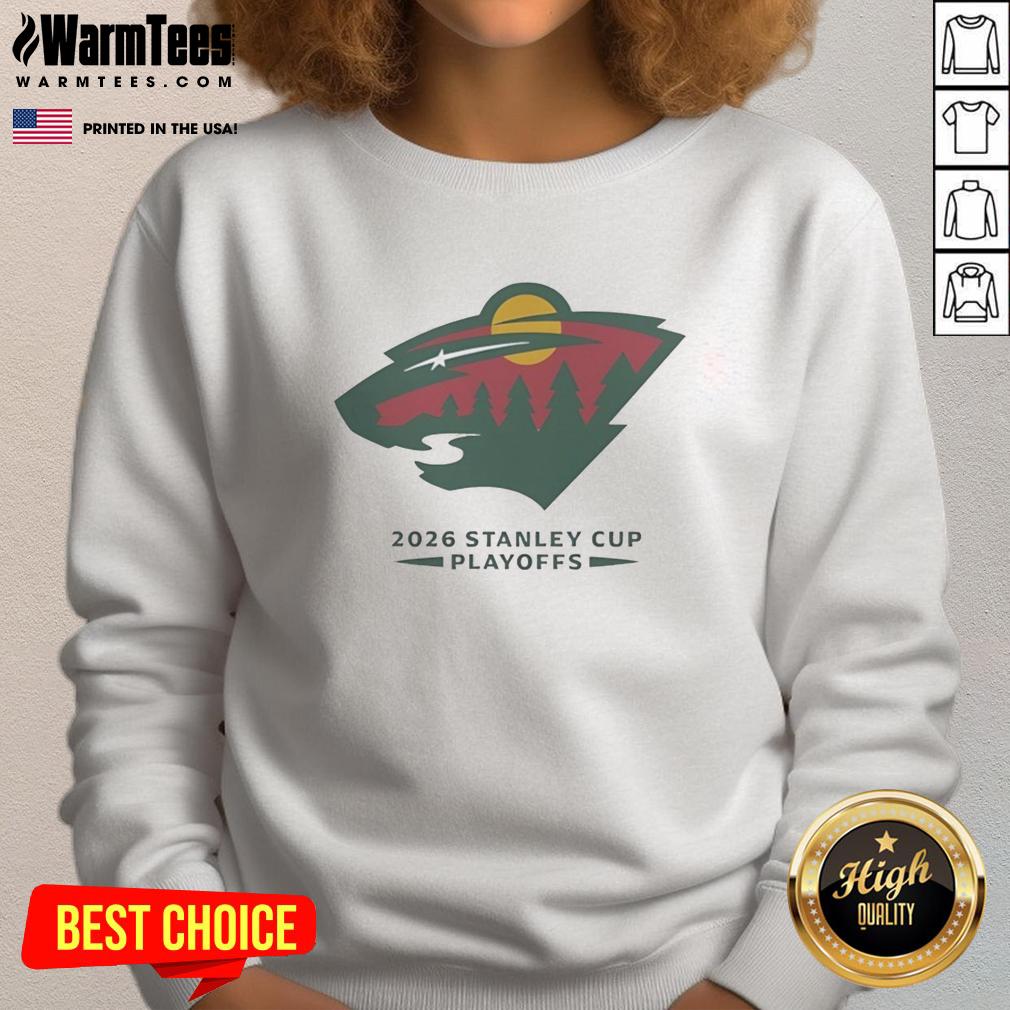 pretty-minnesota-wild-nhl-2026-stanley-cup-playoffs-sweatshirt Pretty Minnesota Wild NHL 2026 Stanley Cup Playoffs sweatshirt featuring vibrant team colors and logo design.