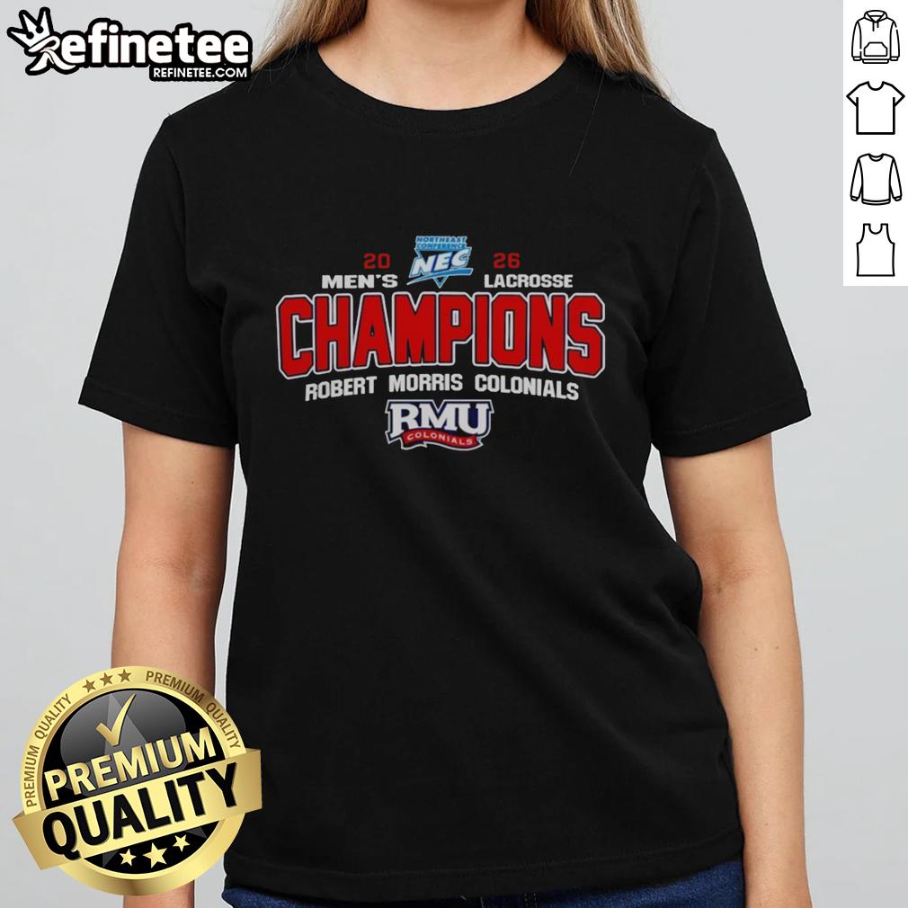 pretty-ncaa-robert-morris-colonials-2026-northeast-conference-tournament-champions-ladies-tee Alt Text: Stylish NCAA Robert Morris Colonials 2026 Northeast Conference Tournament Champions ladies tee in vibrant colors.
