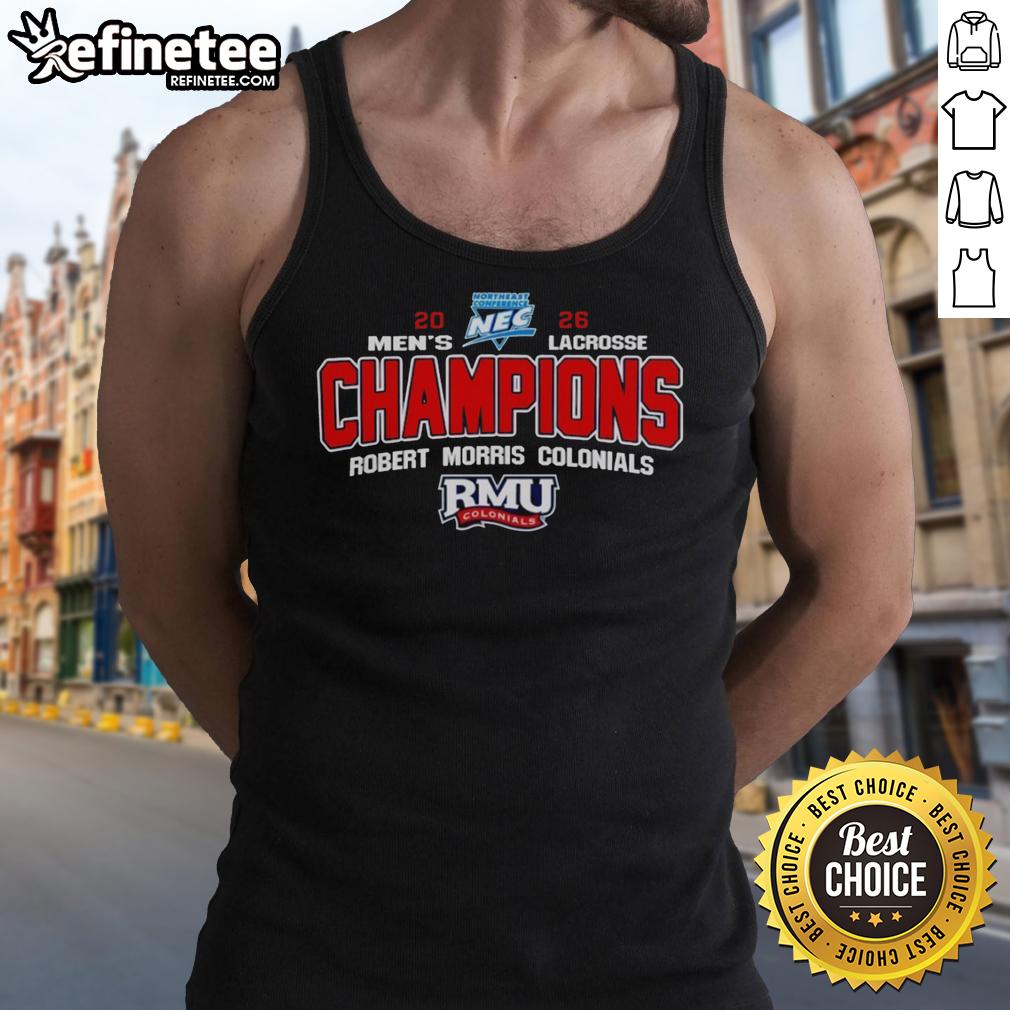 pretty-ncaa-robert-morris-colonials-2026-northeast-conference-tournament-champions-tank-top Robert Morris Colonials 2026 Northeast Conference Tournament Champions tank top in vibrant colors, celebrating NCAA victory.