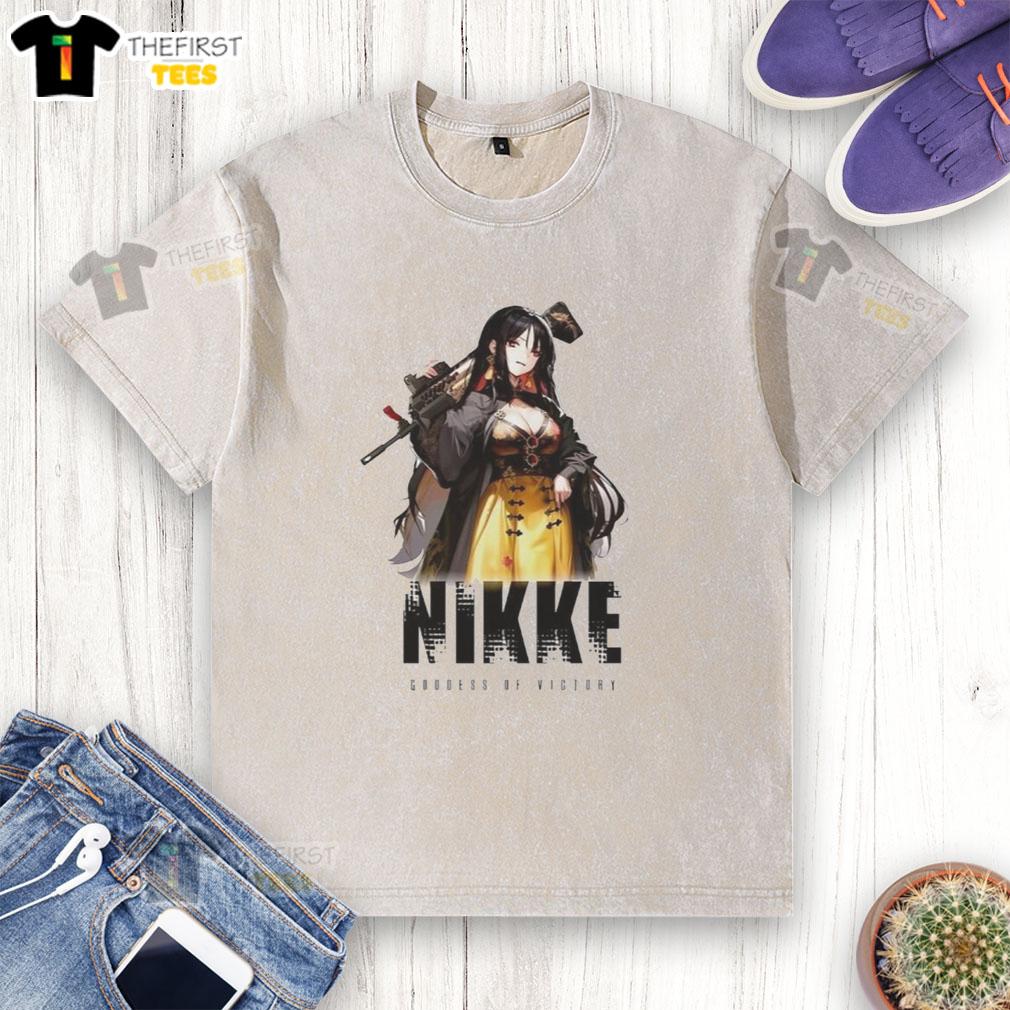 pretty-nikke-goddess-of-victory-washed-t-shirt Pretty Nikke Goddess of Victory washed t-shirt featuring a stylish design and comfortable fit for casual wear.
