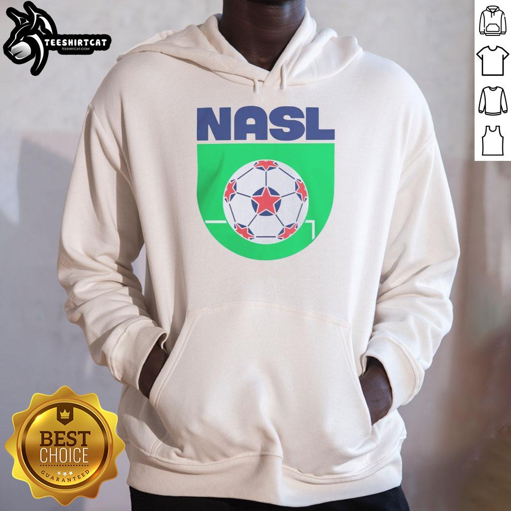 pretty-north-american-soccer-league-logo-hoodie Alt Text: Stylish hoodie featuring the Pretty North American Soccer League logo, perfect for fans and casual wear.