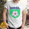 Stylish North American Soccer League logo t-shirt showcasing vibrant design and sporty appeal for fans.