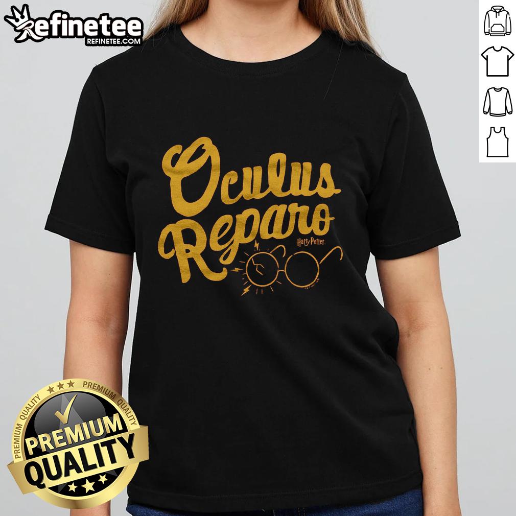 pretty-oculus-reparo-ladies-tee Pretty Oculus Reparo Ladies Tee featuring a stylish design, perfect for Harry Potter fans and casual wear enthusiasts.