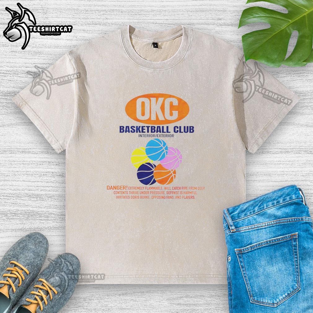 pretty-oklahoma-city-thunder-basketball-club-2613-interior-exterior-washed-t-shirt Alt Text: Oklahoma City Thunder Basketball Club washed t-shirt showcasing vibrant design and comfortable fit, perfect for fans.