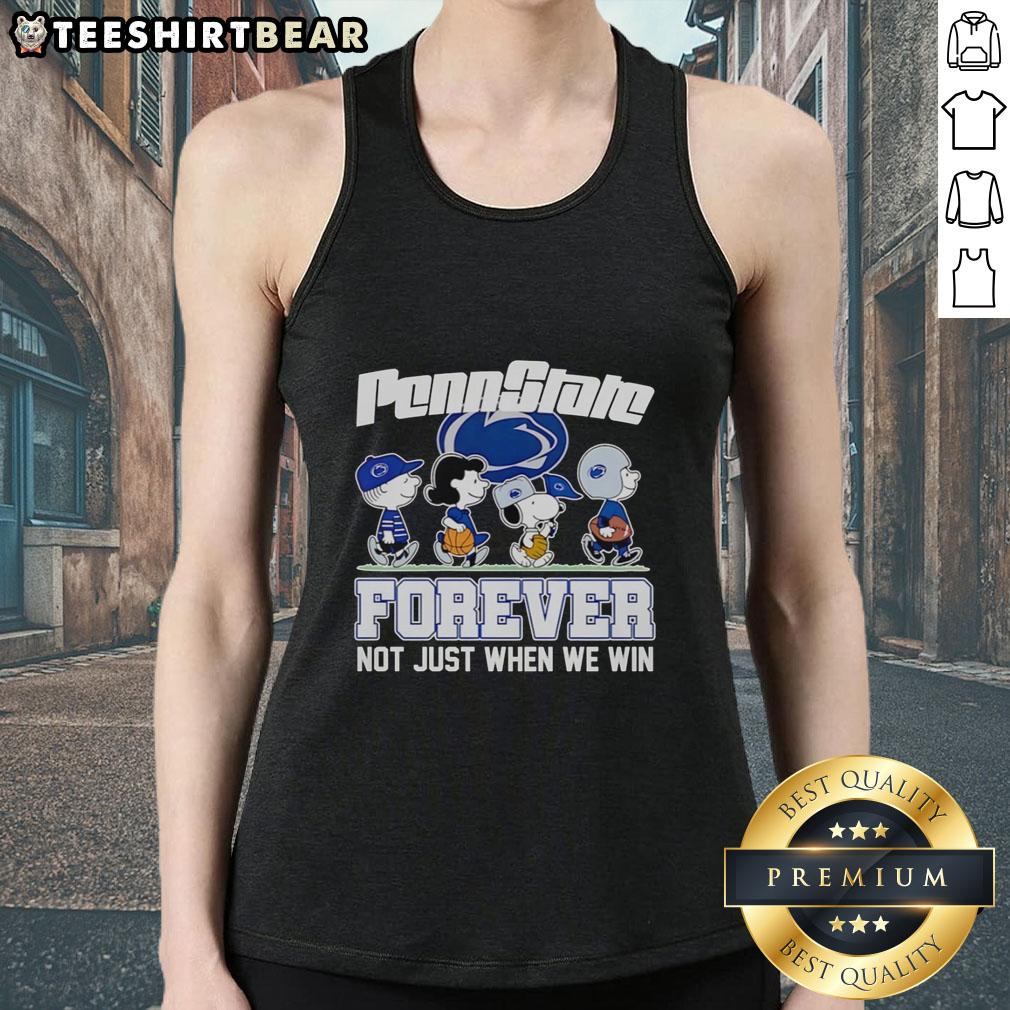 pretty-peanuts-characters-x-penn-state-nittany-lions-nfl-forever-not-just-when-we-win-tank-top Pretty Peanuts characters on a Penn State Nittany Lions tank top, celebrating fandom with 'Forever, Not Just When We Win' slogan.