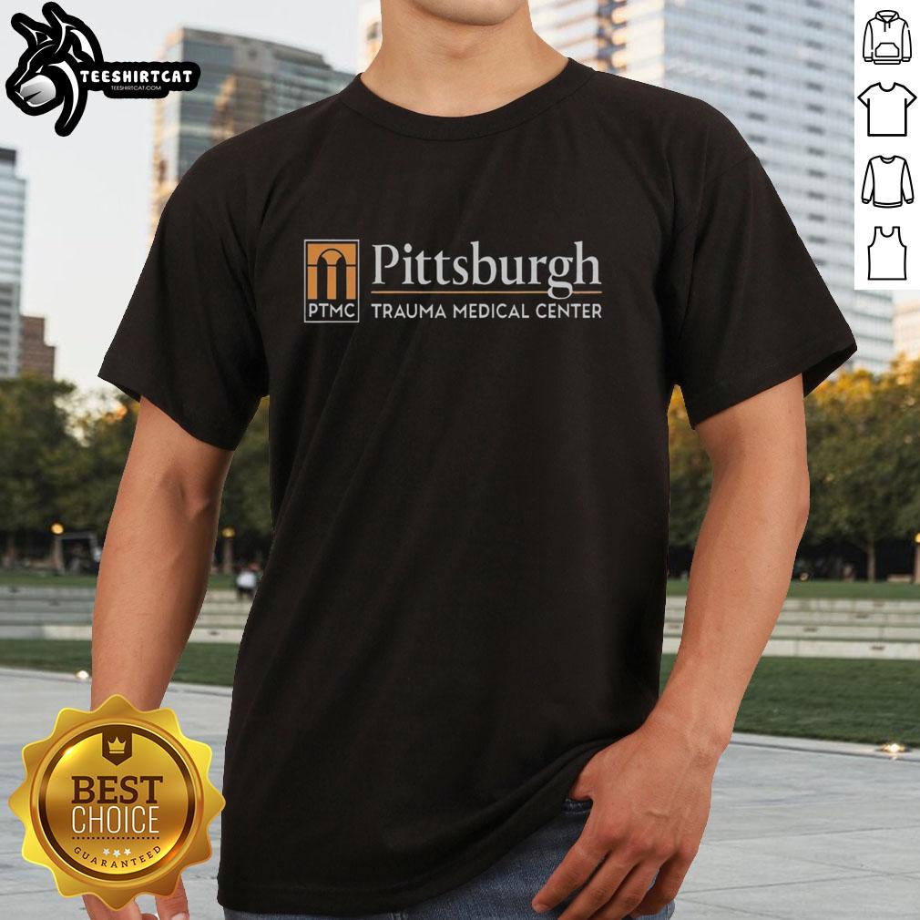 pretty-pittsburgh-trauma-medical-center-t-shirt Pretty Pittsburgh Trauma Medical Center T-Shirt featuring a vibrant design and hospital logo, perfect for supporters.