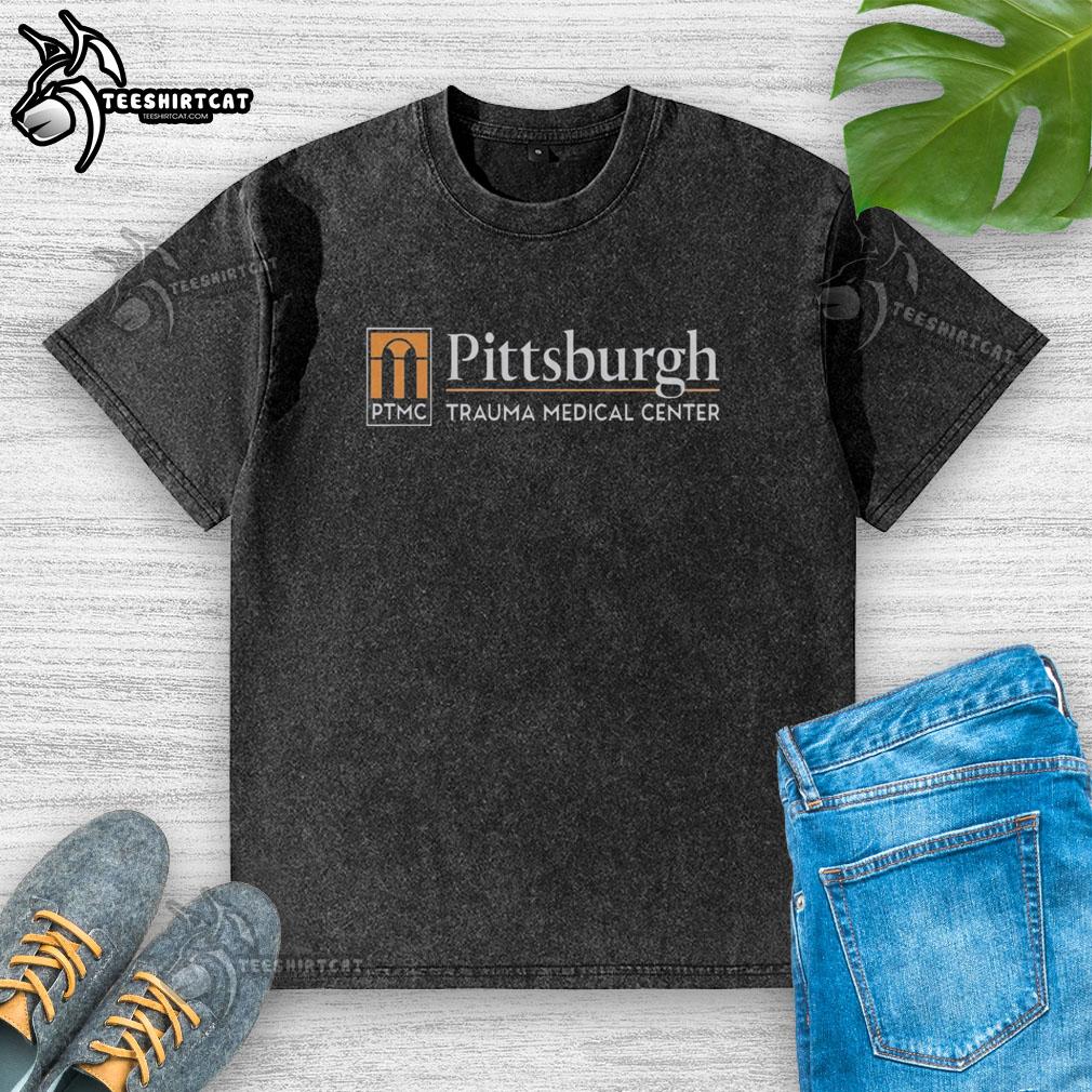 pretty-pittsburgh-trauma-medical-center-washed-t-shirt Pretty Pittsburgh Trauma Medical Center washed t-shirt in vibrant colors, perfect for casual wear and hospital pride.