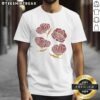 Pretty red poppy floral Fck T-shirt featuring vibrant flower design on a stylish casual tee for bold fashion statements.