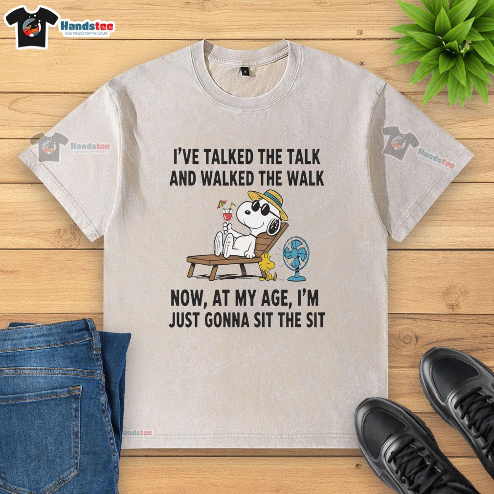 pretty-snoopy-ive-talked-the-talk-and-walked-the-walk-now-at-my-age-im-just-gonna-sit-the-sit-washed-t-shirt Pretty Snoopy t-shirt featuring 'I've talked the talk' quote, perfect for casual wear and Snoopy fans.