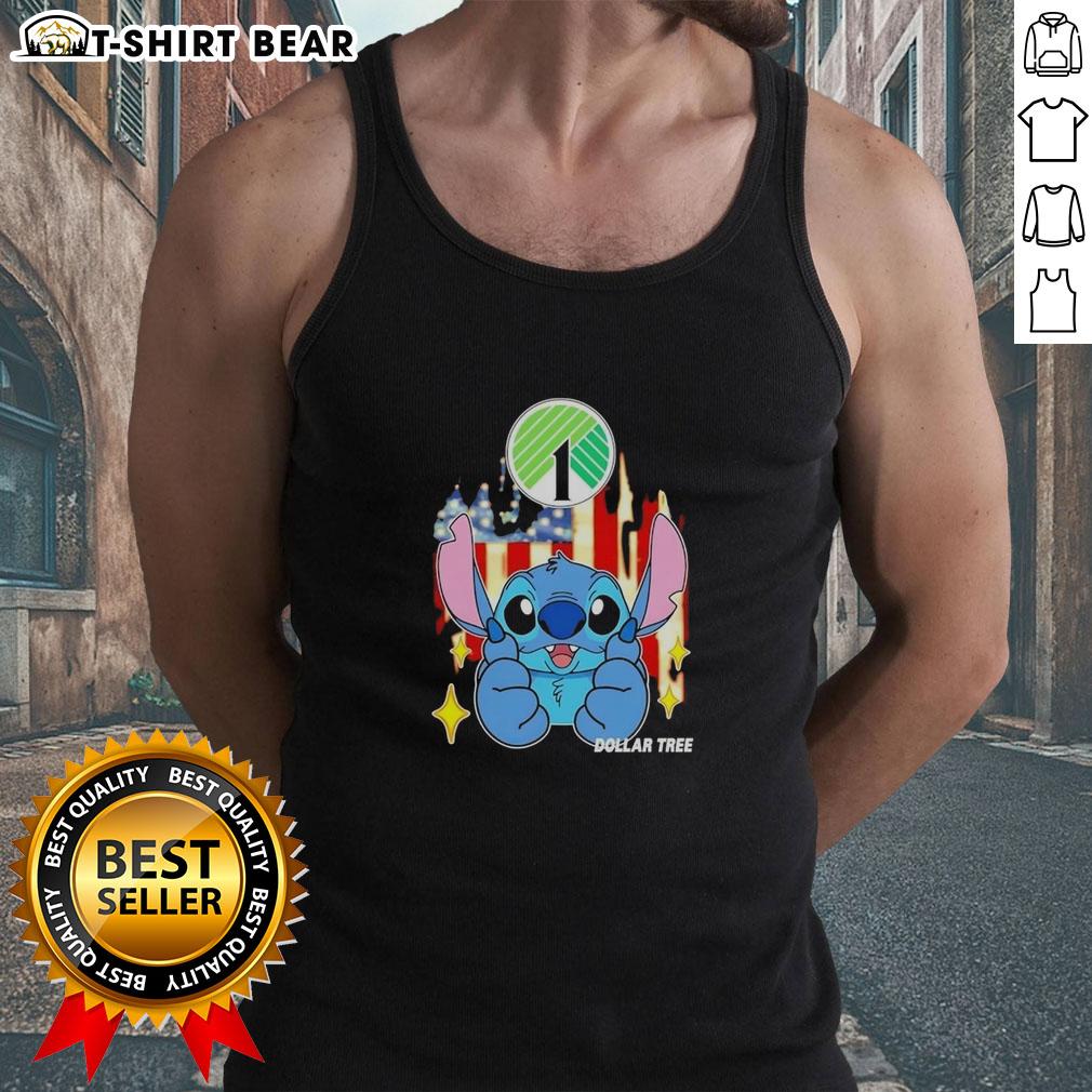 Pretty Stitch Like Dollar Tree Usa Flag Tank Top Pretty Stitch Like Dollar Tree USA Flag Tank Top featuring a vibrant American flag design, perfect for summer wear.