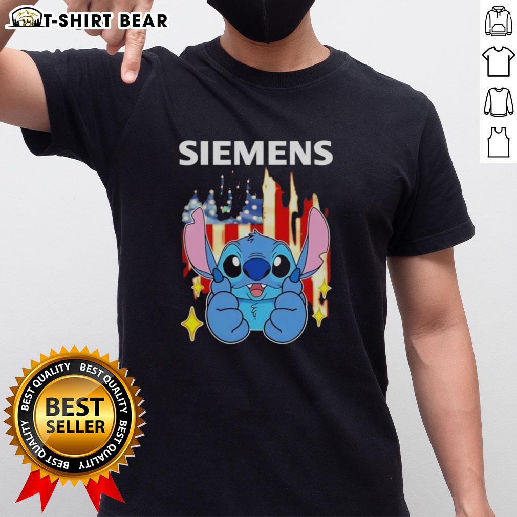Pretty Stitch Like Siemens Usa Flag T Shirt Pretty Stitch Siemens USA flag t-shirt featuring vibrant colors and a stylish design for patriotic apparel.
