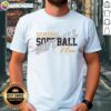 Pretty Versailles Softball Mom T-Shirt featuring a stylish design for dedicated softball mothers.