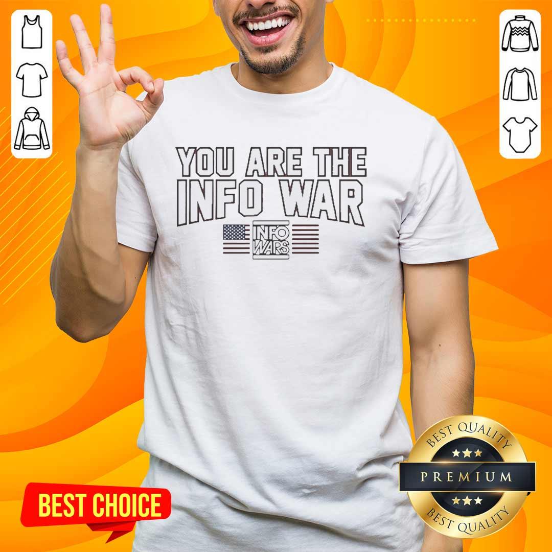 pretty-you-are-the-info-war-info-wars-american-flag-t-shirt Pretty You Are The Info War T-Shirt featuring American flag design, perfect for fans of Info Wars and patriotic style.