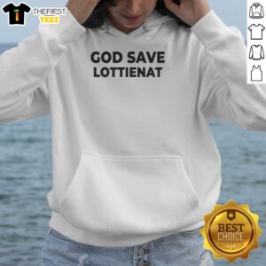 Sophie Thatcher wearing a stylish God Save Lottienat hoodie, showcasing trendy streetwear fashion.