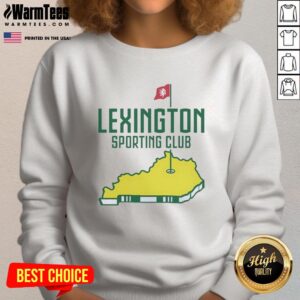 Good Lexington Sporting Club golf sweatshirt featuring a stylish design, perfect for golf enthusiasts and casual wear.