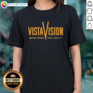Awesome Vistavision Motion Picture High Fidelity Ladies Tee featuring a stylish design and comfortable fit for movie lovers.